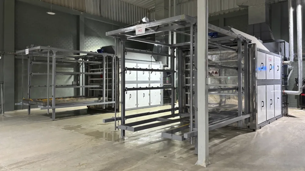 Línea de deshidratado de frutas